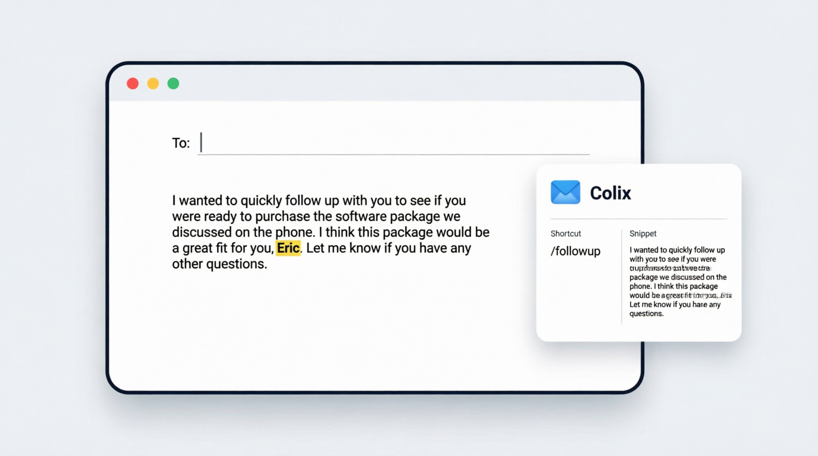 Dynamic Template Example